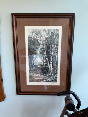 'The Farm Road' Framed Print