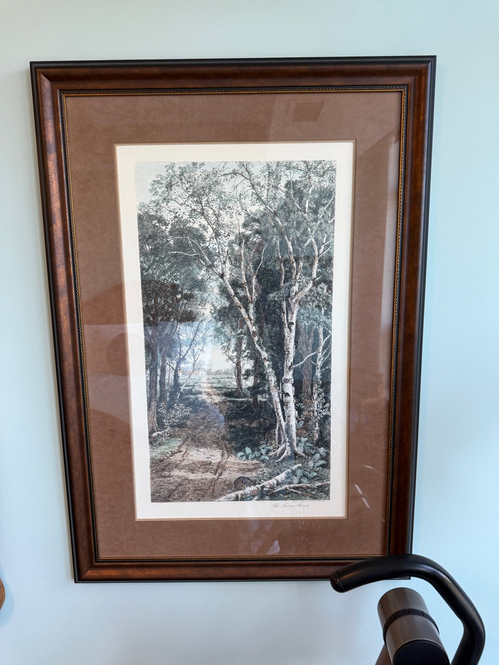 'The Farm Road' Framed Print