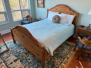 Ethan Allen Queen Farmhouse Style Sleigh Bed