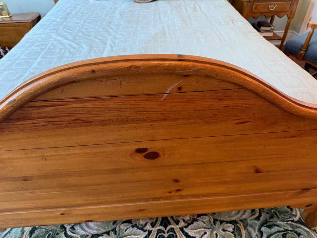 Ethan Allen Queen Farmhouse Style Sleigh Bed