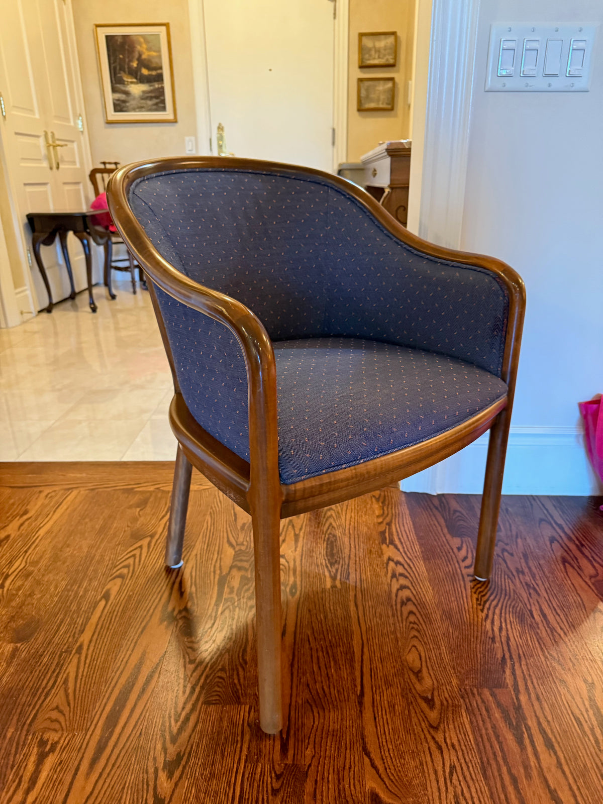 Pair of Vintage Tub Chairs