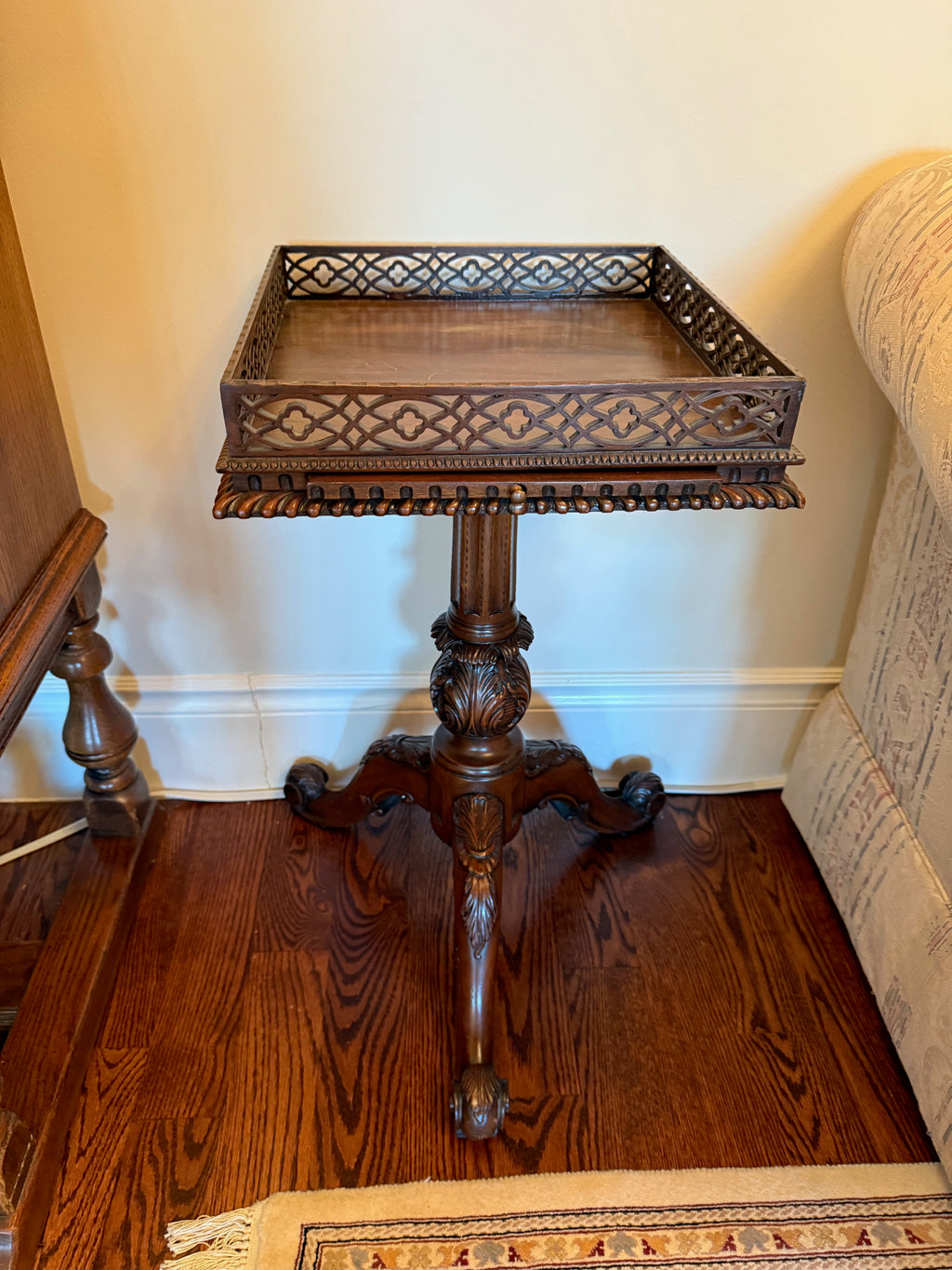 Chippendale Style Mahogany Wine Table