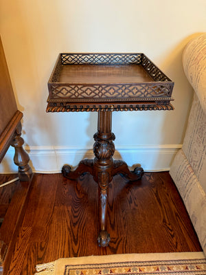 Chippendale Style Mahogany Wine Table