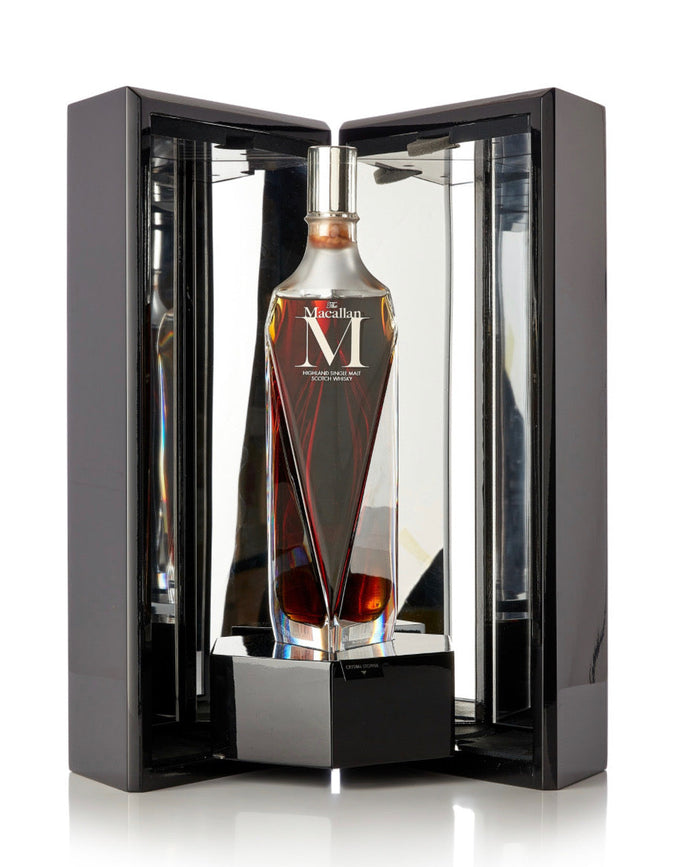 The Macallan M- Lalique Decanter with Original Mirrored Display Case (empty bottle) # 2