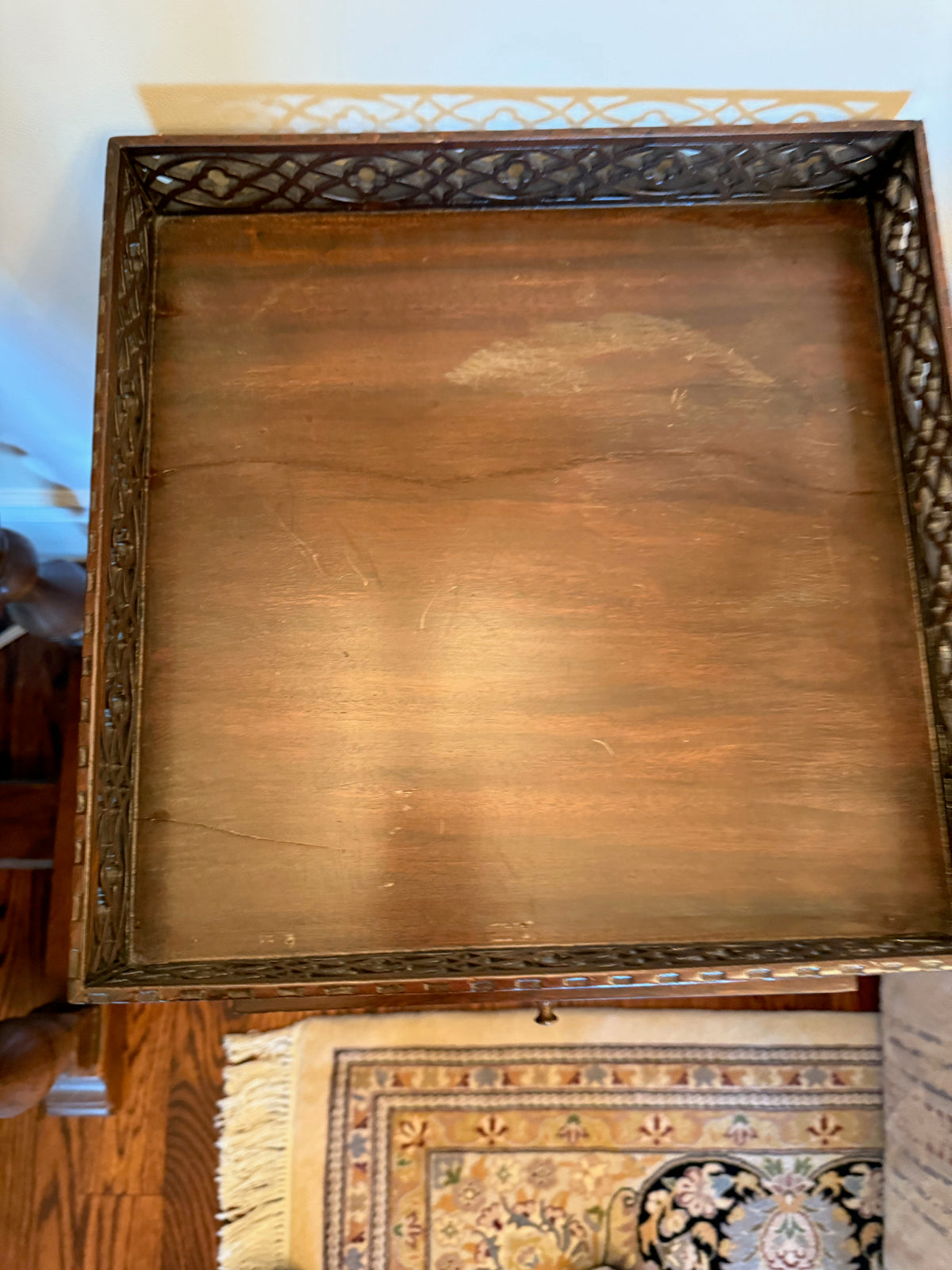 Chippendale Style Mahogany Wine Table