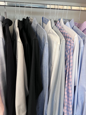 15 Men's Eton Shirts, Size Large (41, 16")