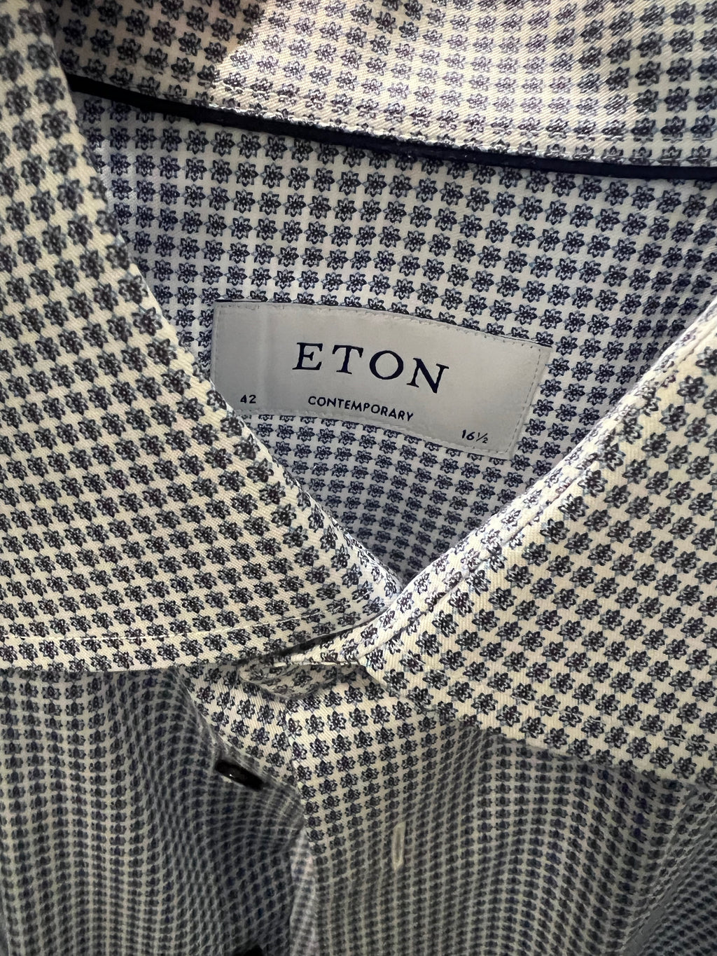 15 Men's Eton Shirts, Size Large (41, 16")