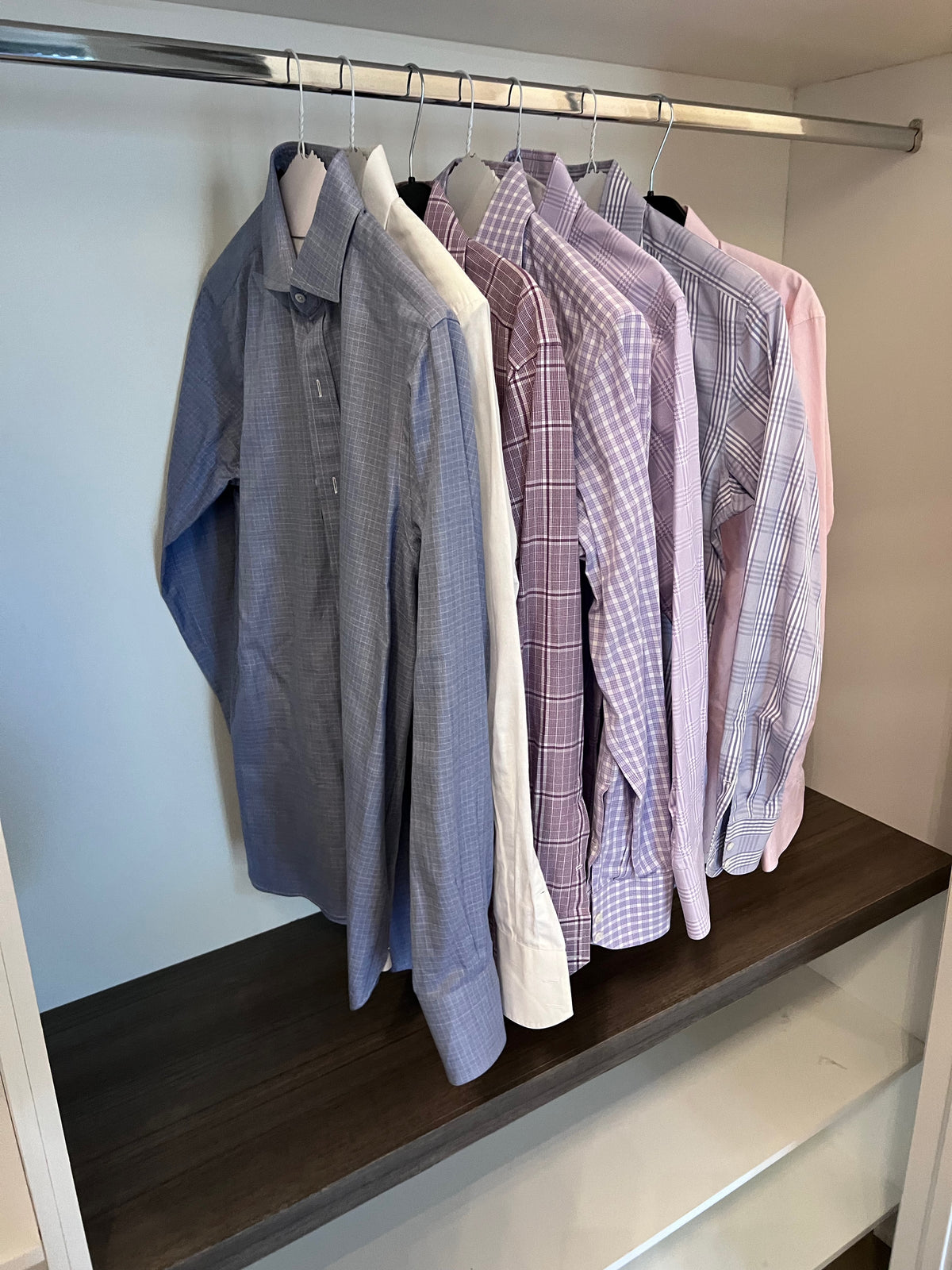 7 Men's Tom Ford Shirts, Size Large (41, 16")