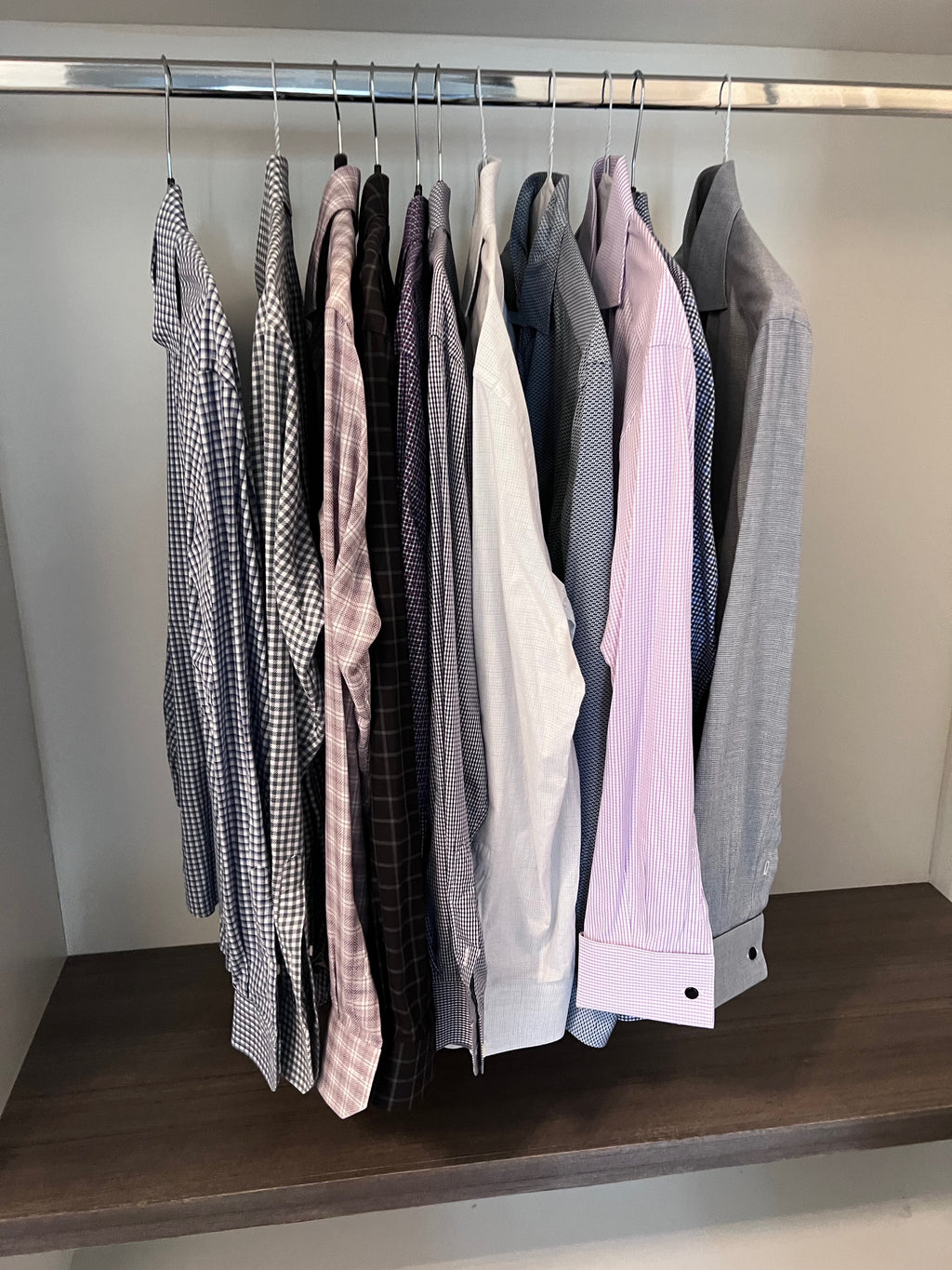 11 Men's Ermenegildo Zegna Shirts, Size Large (41, 16")