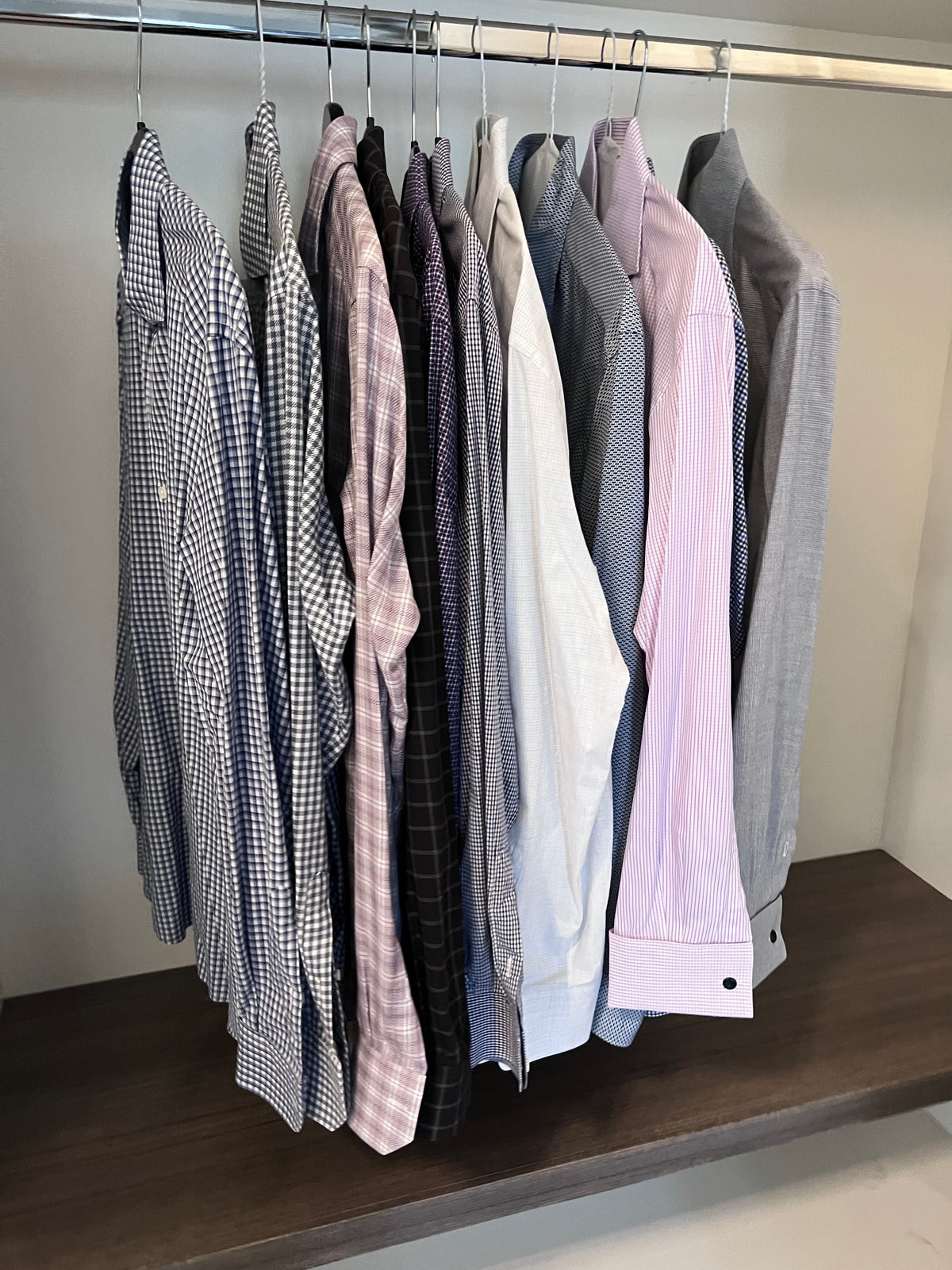 11 Men's Ermenegildo Zegna Shirts, Size Large (41, 16")