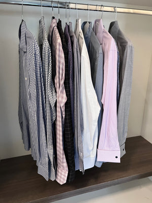 11 Men's Ermenegildo Zegna Shirts, Size Large (41, 16")