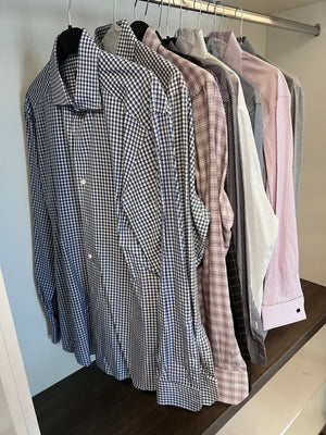 11 Men's Ermenegildo Zegna Shirts, Size Large (41, 16")