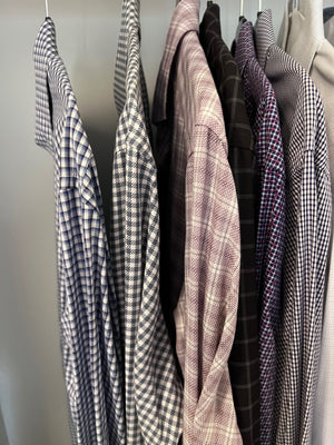11 Men's Ermenegildo Zegna Shirts, Size Large (41, 16")