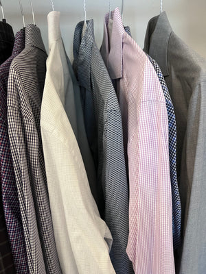 11 Men's Ermenegildo Zegna Shirts, Size Large (41, 16")