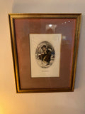 Four Seasons- Winter, Restrike from a Stone Lithograph by L. Hope