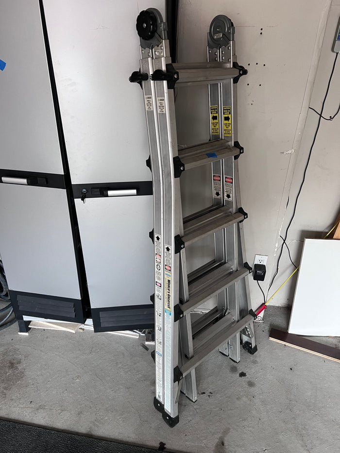 Cosco World's Greatest 21 ft. Aluminum Multi-Position Ladder with 300 lb. Load Capacity