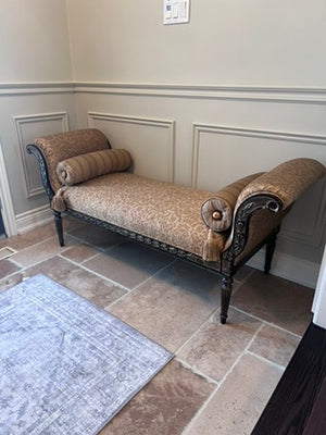 Korson Furniture Rolled Arm Bench