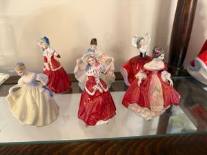 6 Small Royal Doulton Figurines Lot