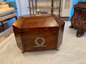 Maitland-Smith Burl Tea Caddy- 8"w
