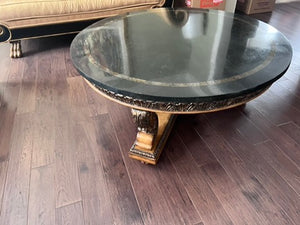 Martin Daniel Interiors Faux Marble Round Coffee Table