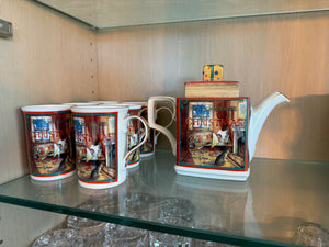Sadler 'Classic Stories: The Night Before Christmas' Tea Pot + 6 Cups