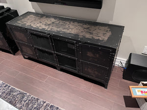 Restoration Hardware Style Industrial Tool Chest Media Console # 2
