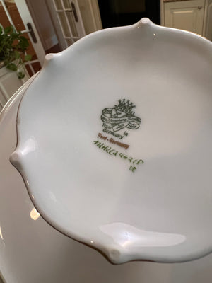 11pc Fine China Cake Plate and Serving Platter Lot