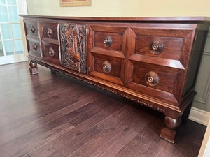 Large Antique Sideboard, early 1900's