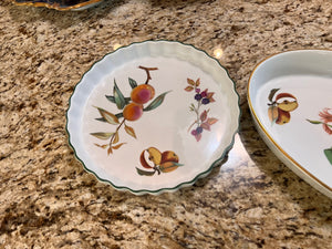 2pc Royal Worcester Evesham Lot