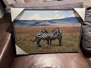 Original Framed Painting titled "Stripes" by Shannon Grell-Aird