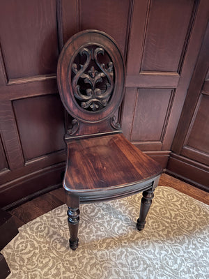 Wood Round Back Chair Made in Romania