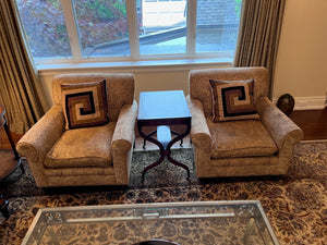 Pair of Windsor House Upholstered Armchairs