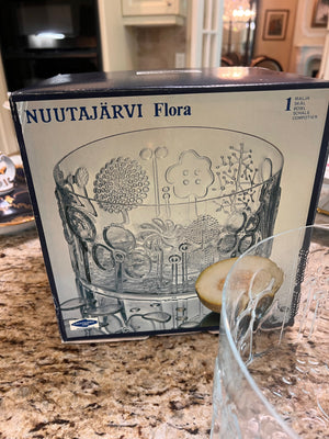 BRAND NEW Nuutajarvi Flora Bowl in Box