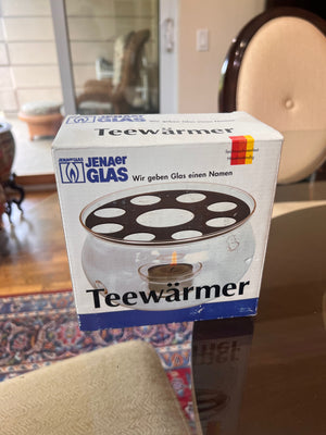 BRAND NEW Jenaer Glas Teewarmer in Box, Made in Germany