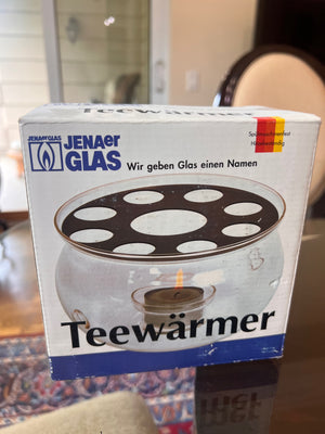 BRAND NEW Jenaer Glas Teewarmer in Box, Made in Germany