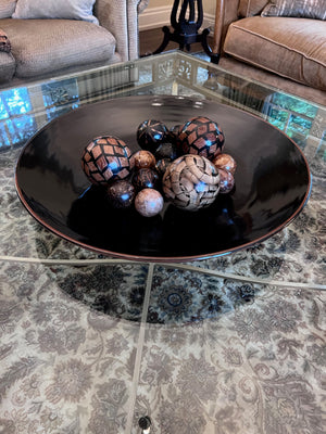 Decorative Ceramic Centre Bowl with Balls