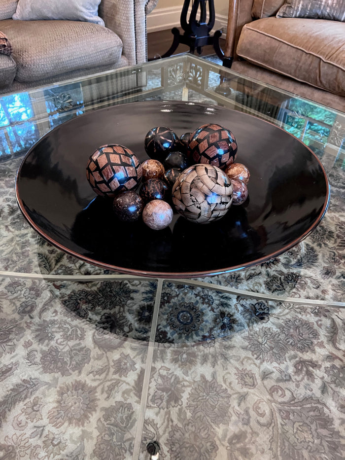 Decorative Ceramic Centre Bowl with Balls