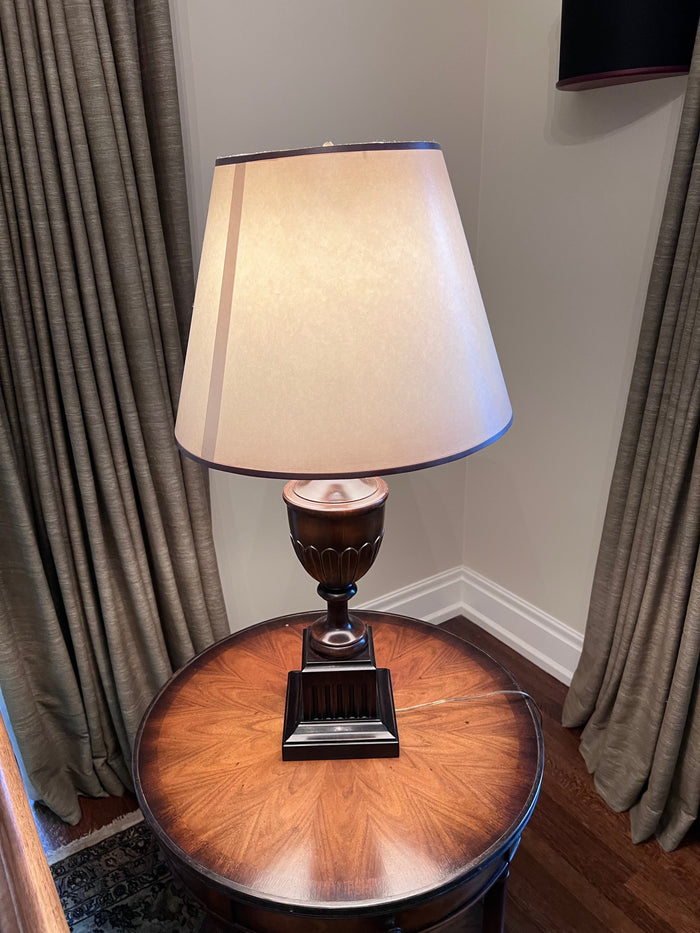Pair of Wood Table Lamps