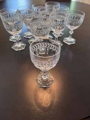 12 Villeroy & Boch 'Miss Desiree' Crystal Wine Glasses