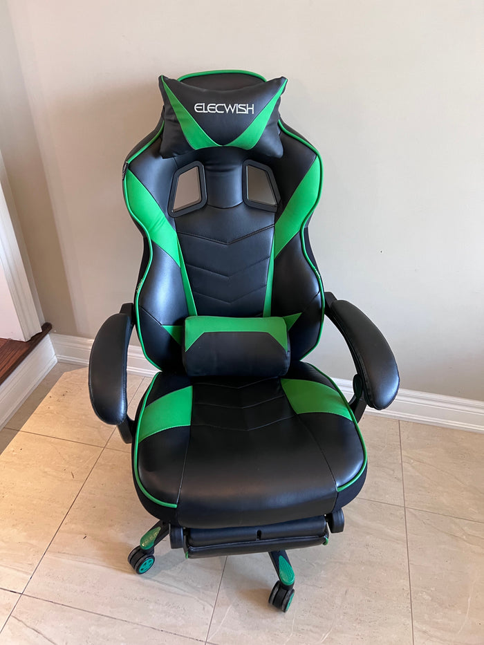 ELECWISH Ergonomic Computer Gaming Chair, Green