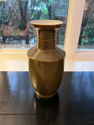 Green Ceramic Decorative Vase # 2