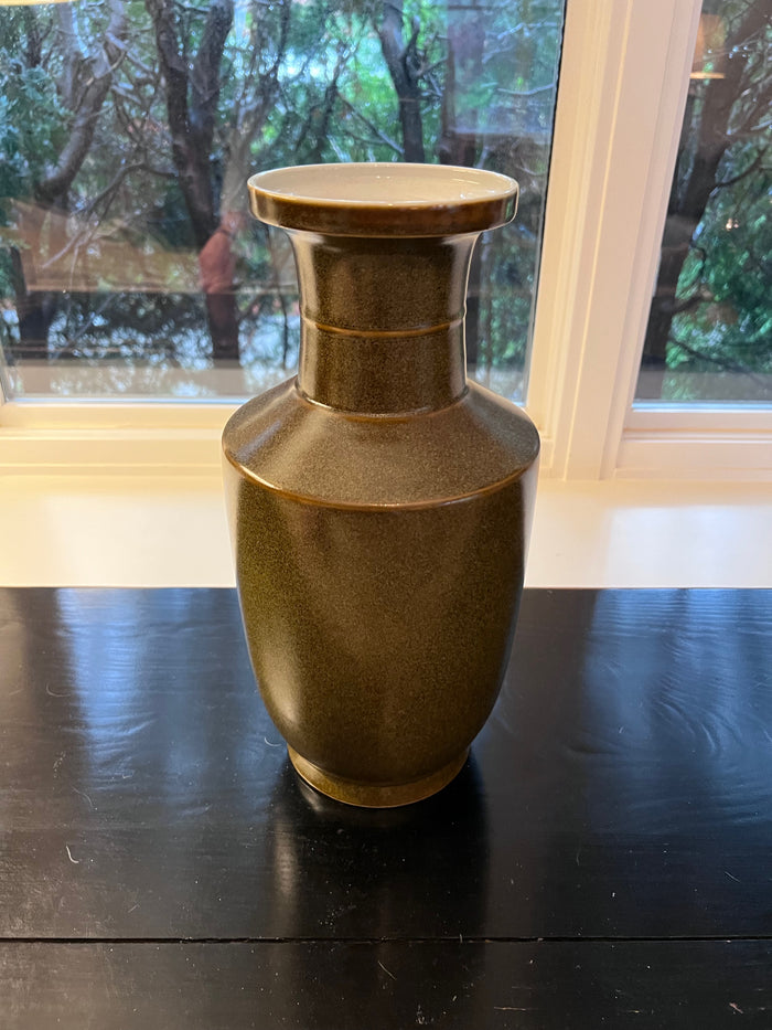 Green Ceramic Decorative Vase # 2