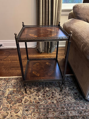 European Crossroads by John Richard 2-Tier Accent Table