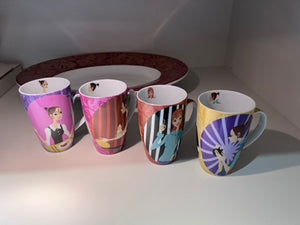 4 Maxwell Williams Shopoholic Mugs