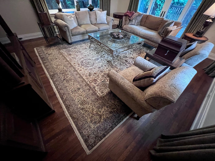 100% Wool Large Rug- 15ft x 12ft