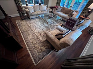 100% Wool Large Rug- 15ft x 12ft