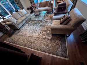 100% Wool Large Rug- 15ft x 12ft