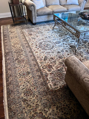 100% Wool Large Rug- 15ft x 12ft