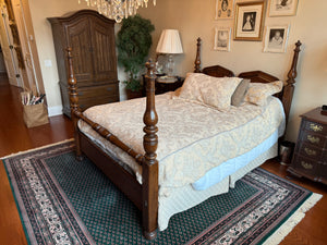 Ethan Allen Queen 4 Poster Bed