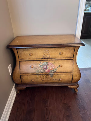 3 Drawer Painted Tub Chest